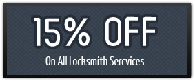 15% off on all locksmith services